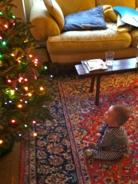 The awe and wonder of seeing Christmas through the eyes of a child. Amazing.